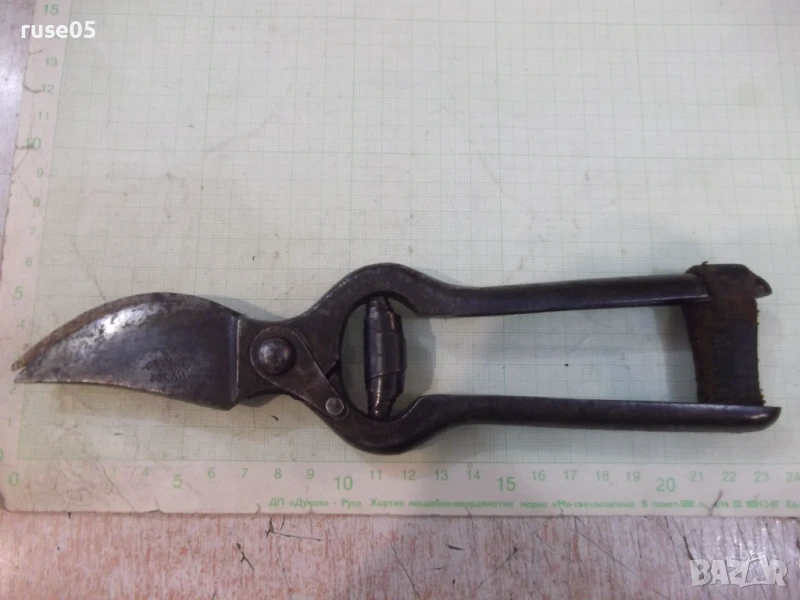 Ножица "KUNDE & Cie REMSCHEID" лозарска стара, снимка 1