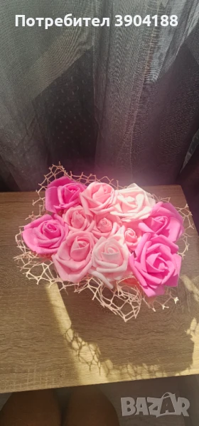 Чантичка с фоамени рози , снимка 1