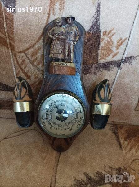 дървен немски барометър, снимка 1