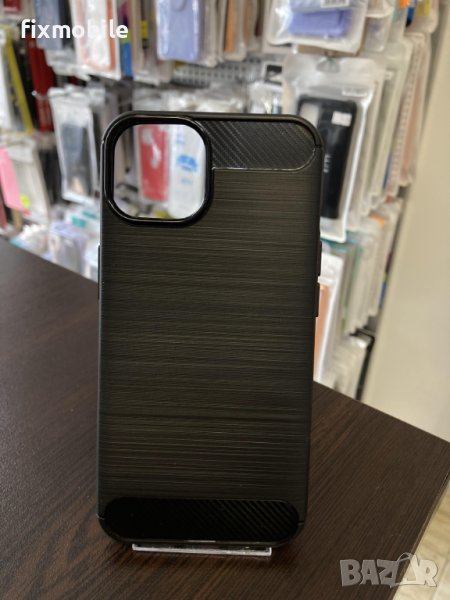 Apple iPhone 14 Carbon Pro силиконов гръб / кейс, снимка 1