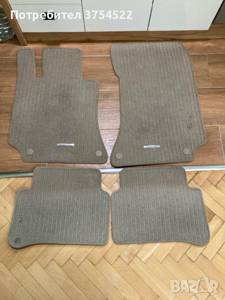 Оригинални мокетни стелки за Mercedes W212 CLS C218 2014г, снимка 1