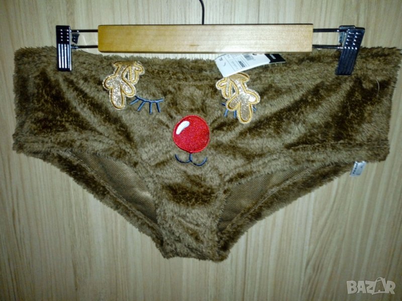 Нови коледни, плюшени бикини, снимка 1