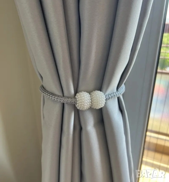 Декоративна магнитна скоба за завеса, снимка 1