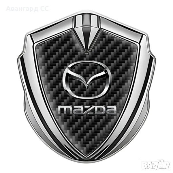 Метална Самозалепваща емблема Мазда, снимка 1