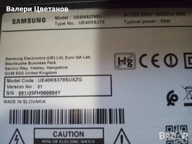 SAMSUNG 40K6379SU части BN44-00871A ,BN41-02481A ,BN41-02515A ,стойка, снимка 1