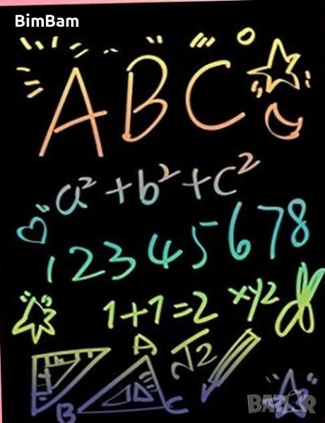 Само сега - 50% отстъпка ! Голям цветен LCD таблет за писане и рисуване 12'' инча , снимка 1