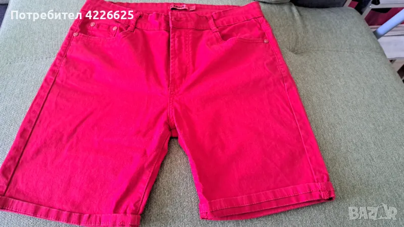 Продавам къси дънкови панталони-размер Л, снимка 1