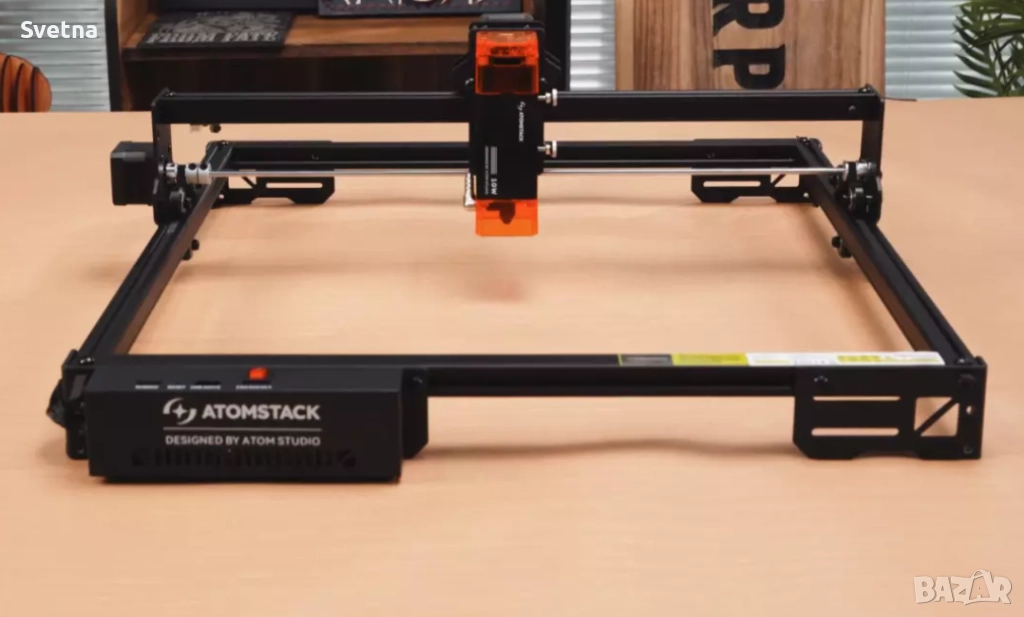 Машина за лазерно рязане и гравиране ATOMSTACK A10 V2 12W, снимка 1