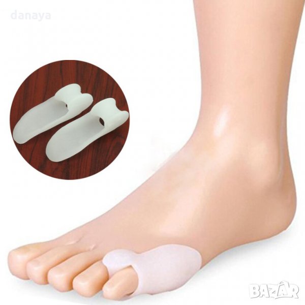 2439 Силиконов разделител за палеца и малкото пръстче на крака, снимка 1