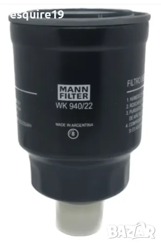 Nissan горивен филтър OEM 16403-7F40A / MANN-FILTER WK 940/22, снимка 1