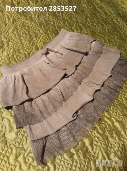 ZARA Нова Пола в сиви преливащи нюанси, снимка 1