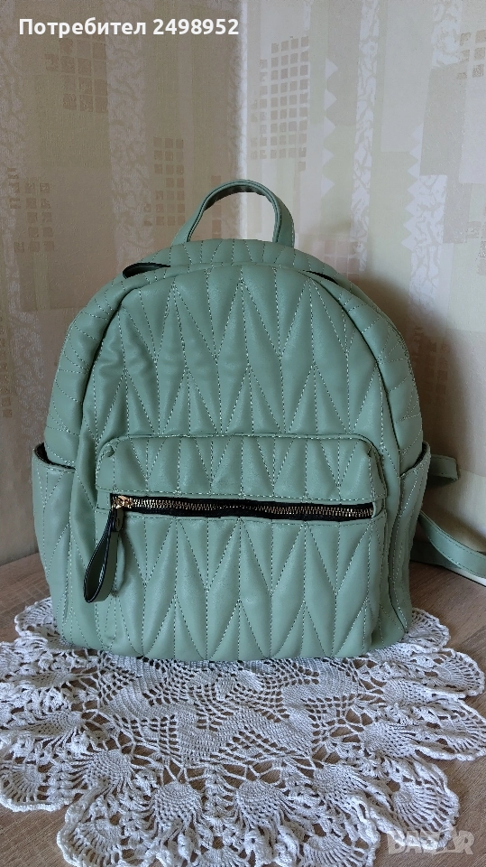 Дамска раница от еко кожа, Нова, снимка 1