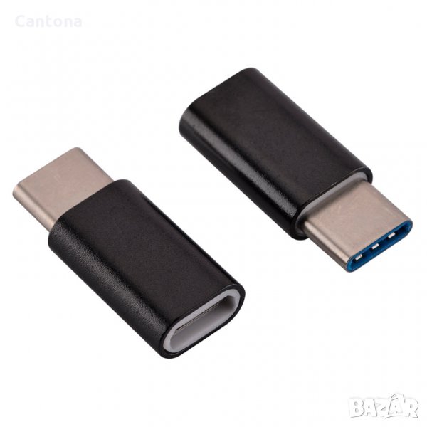 Преходник от micro USB към TYPE C, OTG, снимка 1