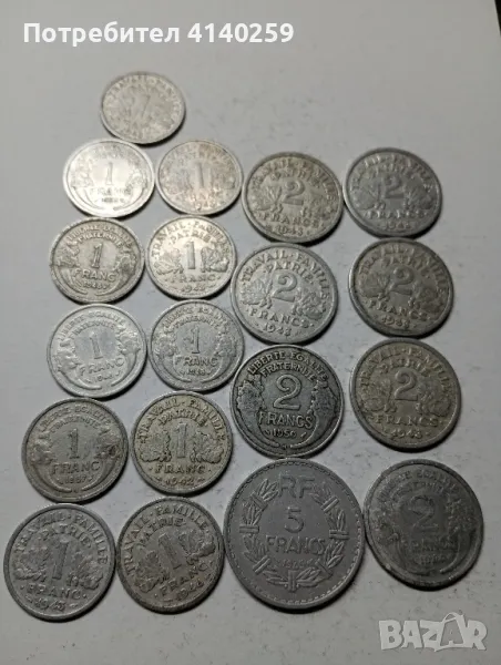 Франция монети , снимка 1