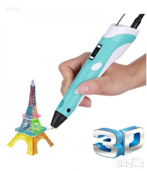 Писалка за 3D рисунки и фигурки 3D Pen-2 , снимка 1