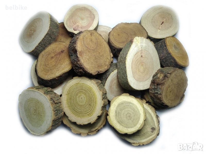 ДЪРВЕНИ ШАЙБИ ЗА ДЕКОР И АРАНЖИРАНЕ-НАТУР, снимка 1
