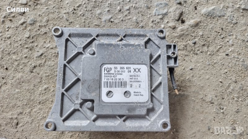 Компютър за двигател от Опел Вектра Ц Сигнум 1,8 за Opel Vectra C Signum 5wk9 407 / 55 355 631 S 06 , снимка 1