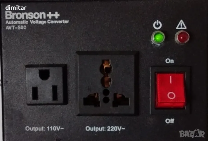Трансформатор 220/110 V, 300(500)W, снимка 1