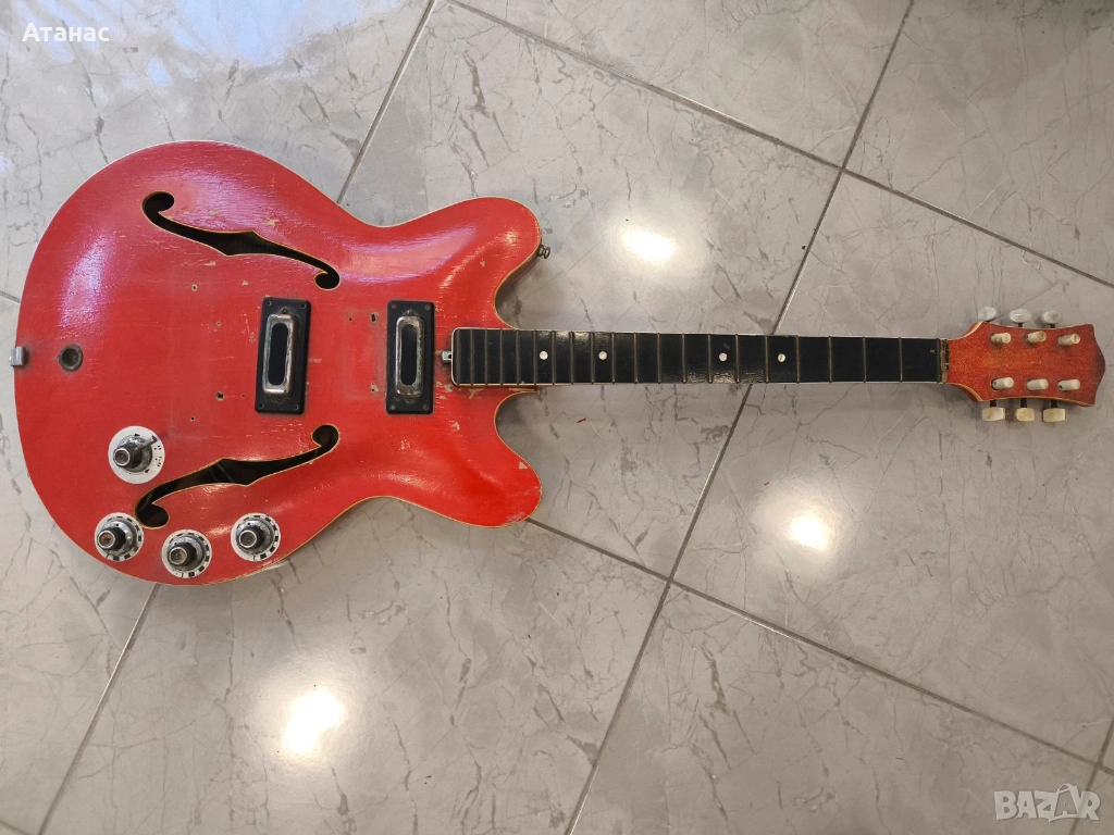 Електрическа джаз китара Кремона за реставрация, снимка 1