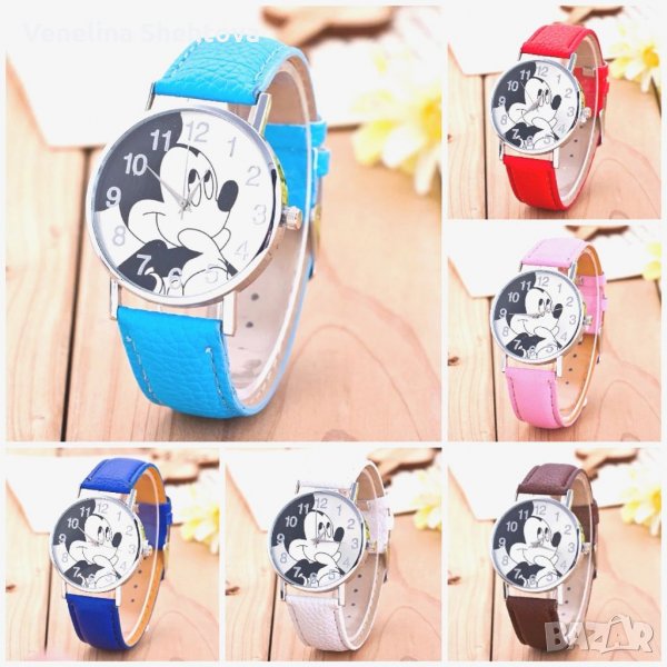 Mickey Mouse Ефектен детски ръчен часовник Мики Маус , снимка 1