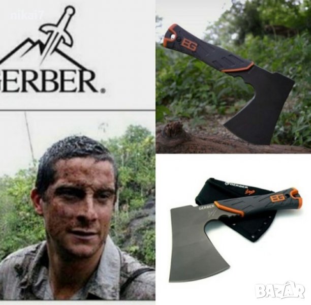 брадва Gerber туристическа тактическа военна лов къмпинг за оцеляване, снимка 1