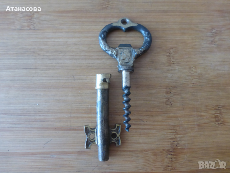 Тирбушон отварачка Ключ бронз, снимка 1