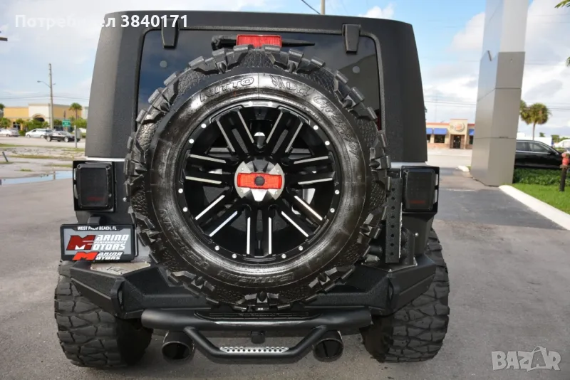 БРОНЯ С СТОЙКА ЗА РЕЗЕРВНА ГУМА ЗА ЈЕЕР WRANGLER , снимка 1