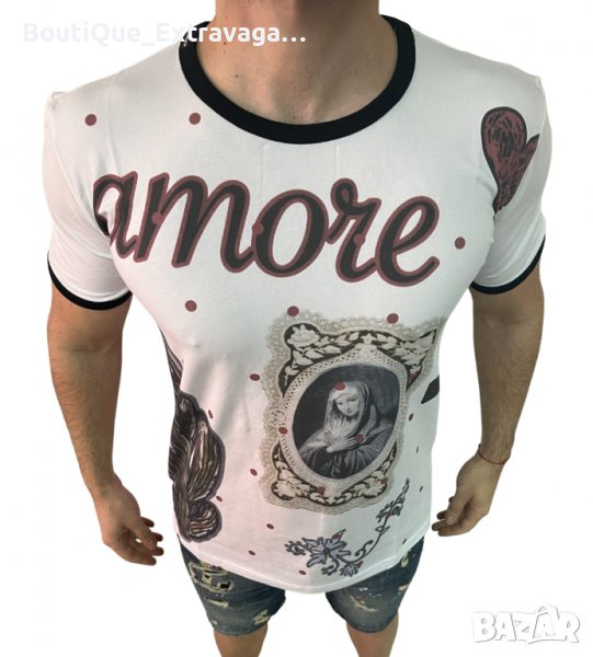 Мъжка тениска Dolce & Gabbana Amore !!!, снимка 1