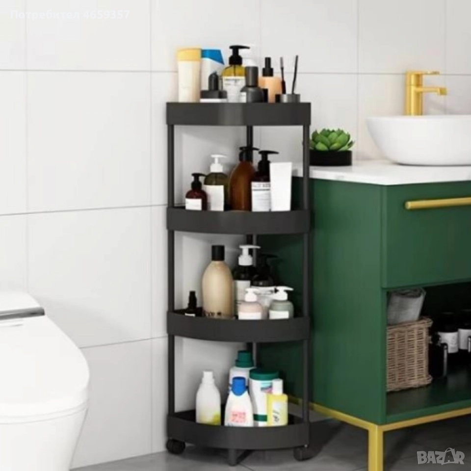 Ъглова въртяща се поставка Corner Storage Rack , снимка 1