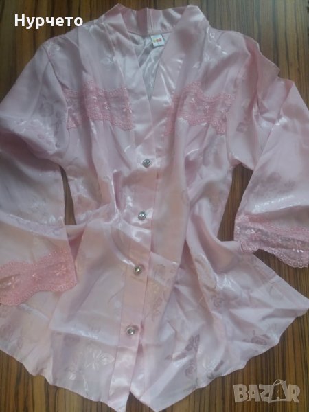 Нови сатенени пижами 2 модела, снимка 1