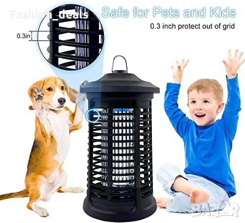 Нова Лампа за убиване на комари електрически убиец срещу насекоми, снимка 1