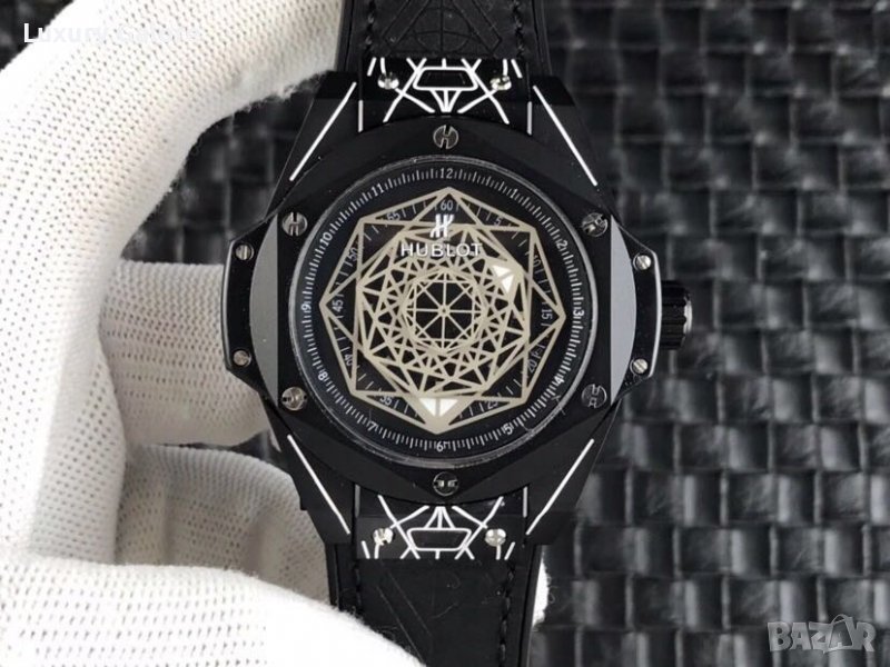 Мъжки часовник Hublot Big Bang Sang Bleu Black с автоматичен механизъм, снимка 1