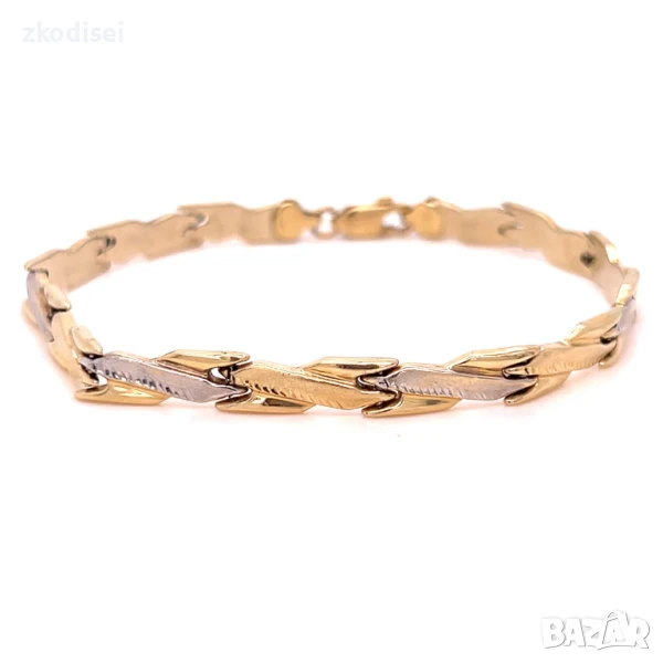 Златна дамска гривна 5,58гр. 19,8см. 14кр. проба:585 модел:32906-5, снимка 1