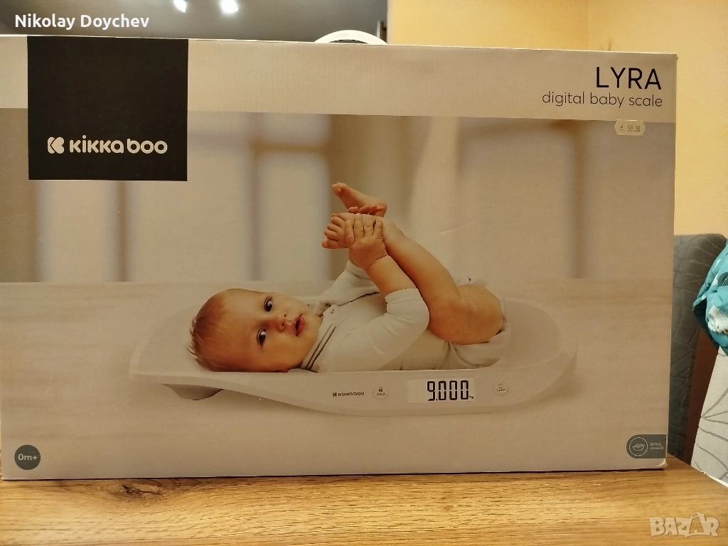 KIKKA BOO LYRA White Електронна везна за бебе. , снимка 1