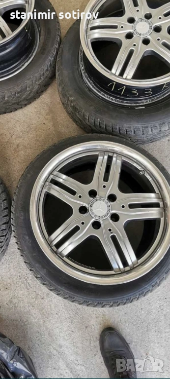 Алуминиеви джанти 17цола за мерцедес  без кривини и заварки перфектни , снимка 1