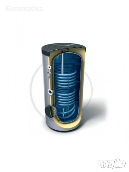 Вертикален бойлер 300Л с 2 серпентини, снимка 1