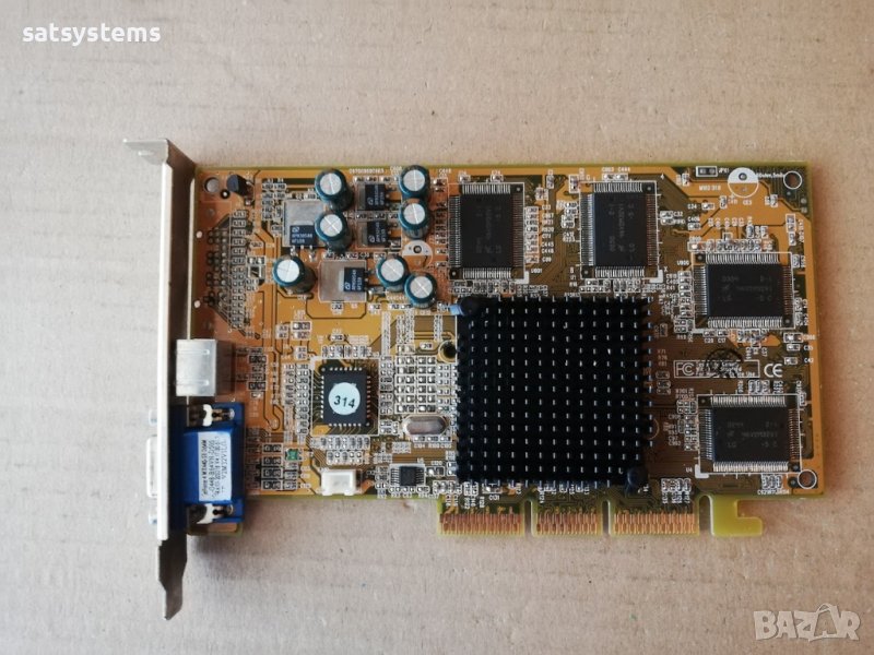  Видео карта NVidia GeForce 4 Chaintech MX440-SE 64MB DDR 128bit AGP, снимка 1