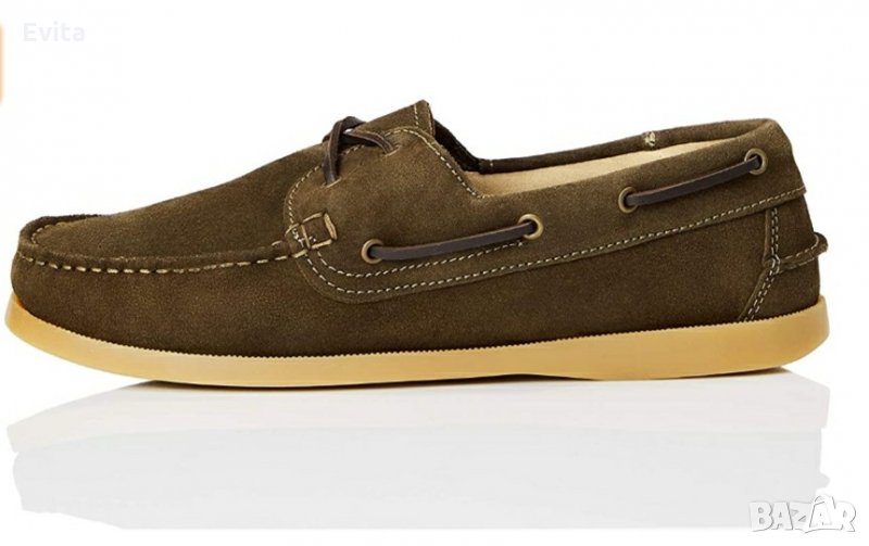 Мъжки мокасини  Find, кожа, номер 43, 44, нови, снимка 1