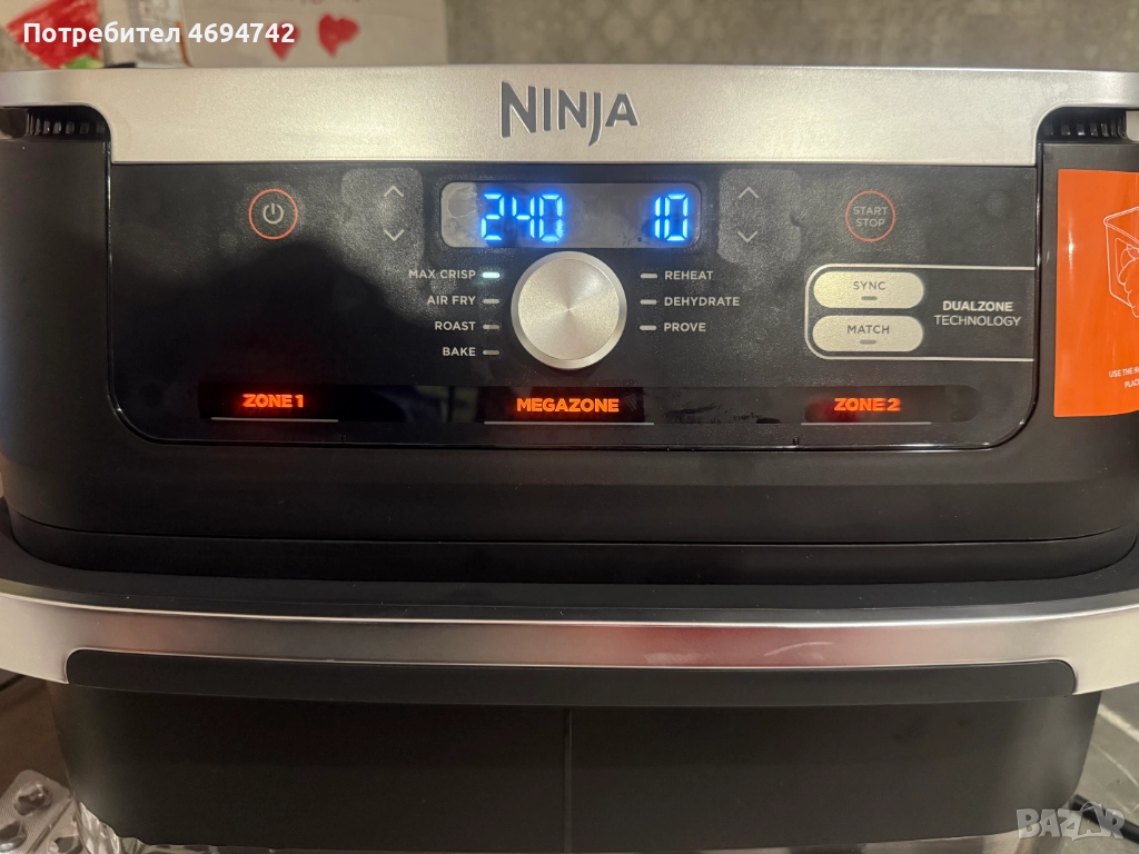 Air Fryer NINJA FOODI 10.4 L., снимка 1