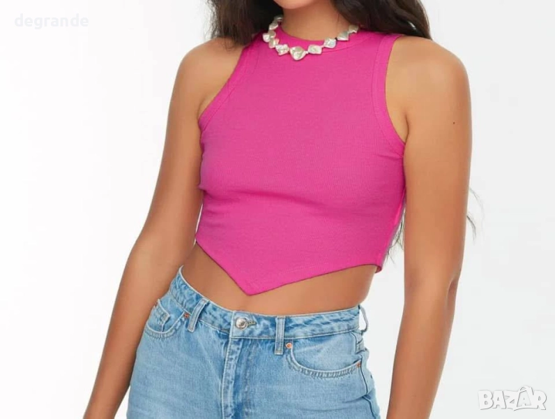 Къс розов топ, снимка 1