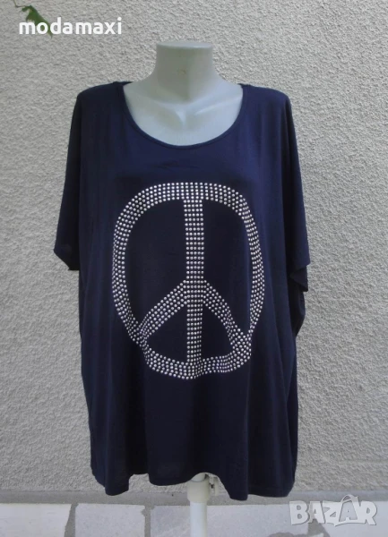 4XL Туника  Janina с кристални капси , снимка 1