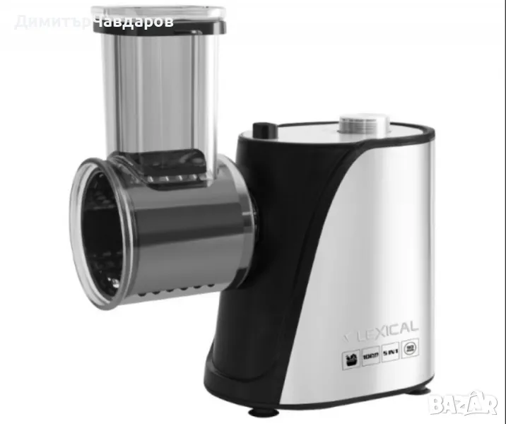 Електрически чопър от неръждаема стомана, машина за салата, 200W, Lexical, снимка 1