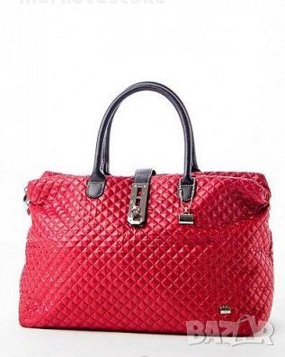 La Bagagerie естествена кожа и плат, снимка 1