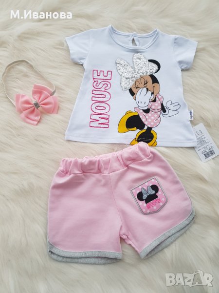 Комплект Мини Маус 6-9-12 месеца, снимка 1