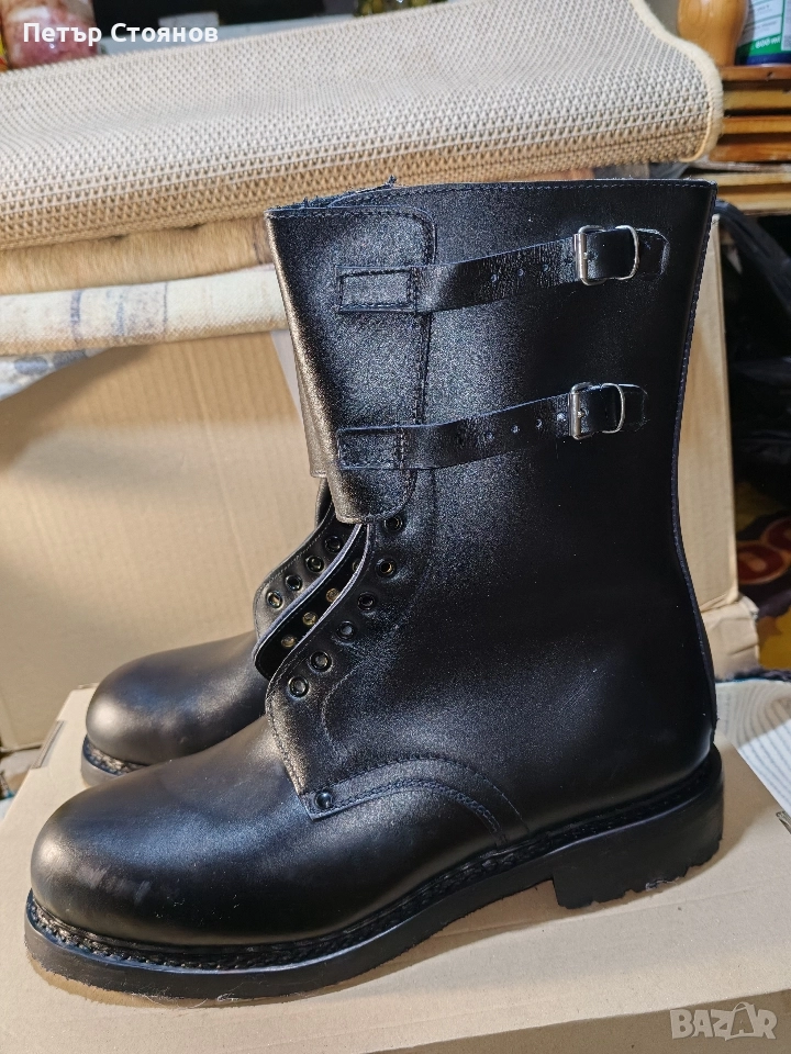 Италиански военни кубинки от естествена кожа Davos р-р 46, снимка 1