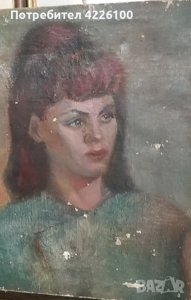 Картина портрет на красива жена, снимка 1