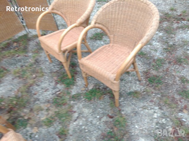 Градинска мебел от естествен ратан, снимка 3 - Градински мебели, декорация  - 38650448