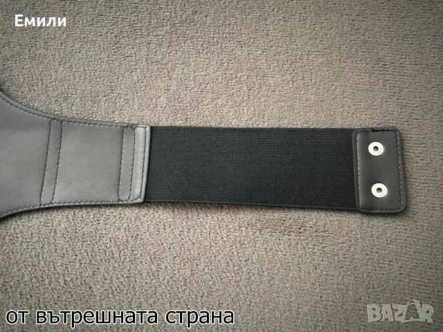 Дамски кожен корсет колан за талия р-р S-M, снимка 14 - Колани - 48002022