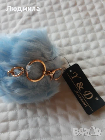 Украшение за чанта или ключове от еко кожа, снимка 4 - Чанти - 50962074