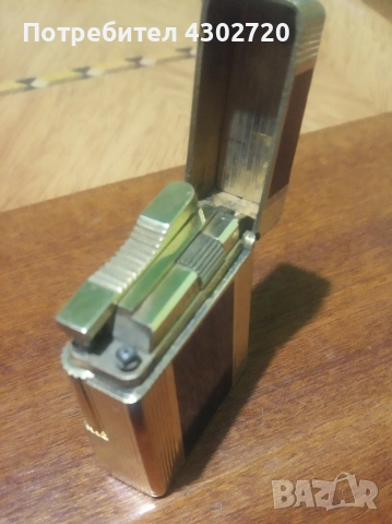 Позлатена "Dupont" оригинална запалка, снимка 4 - Запалки - 53284929